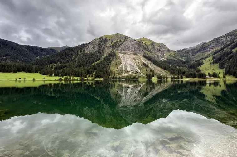 Landschaft – Tirol,Österreich,Vilsalpsee, See,Berge, Spiegelung,Malerisch, Sommer
