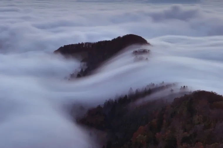 Landschaft – Belchenflue, Gebirge, Nebel,Dramatisch,Malerisch, Herbst