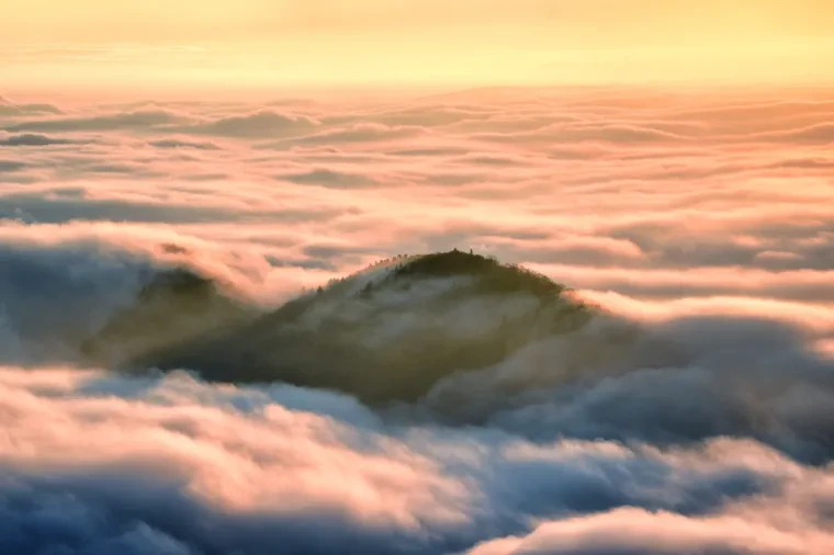 Landschaft – Belchenflue, Gebirge, Sonnenaufgang,Nebel,Dramatisch,Malerisch, Herbst