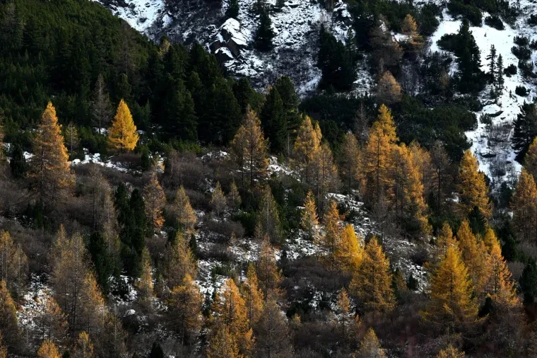 Landschaft – Engadin, Gebirge, Mystisch,Dramatisch, Herbst