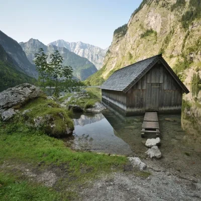 Landschaft – Berchtesgadener Land,Obersee, See, Malerisch,Idyllisch, Herbst