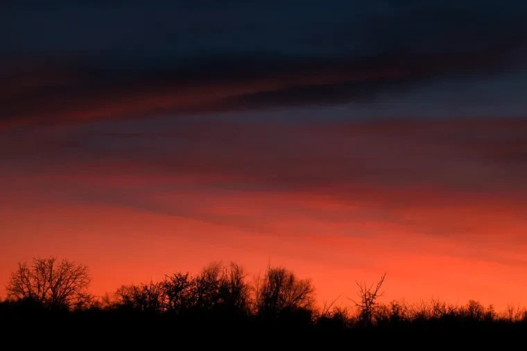Landschaft – Ortenau, Wiese, Malerisch,Sonnenuntergang, Herbst
