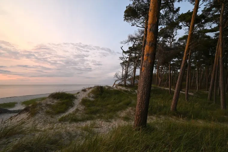 Landschaft – Ostsee, Küste,Dünen, Abendstimmung,Malerisch, Spätsommer