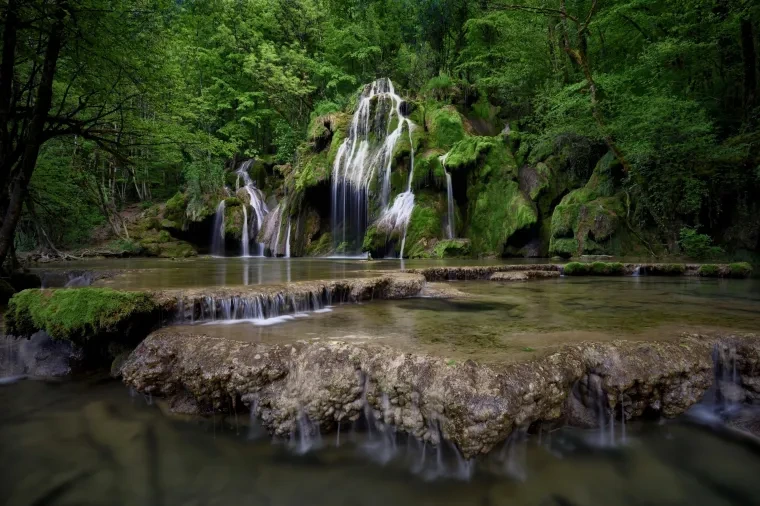 Landschaft – Cascade des Tufs, Wasserfall, Malerisch, Frühling