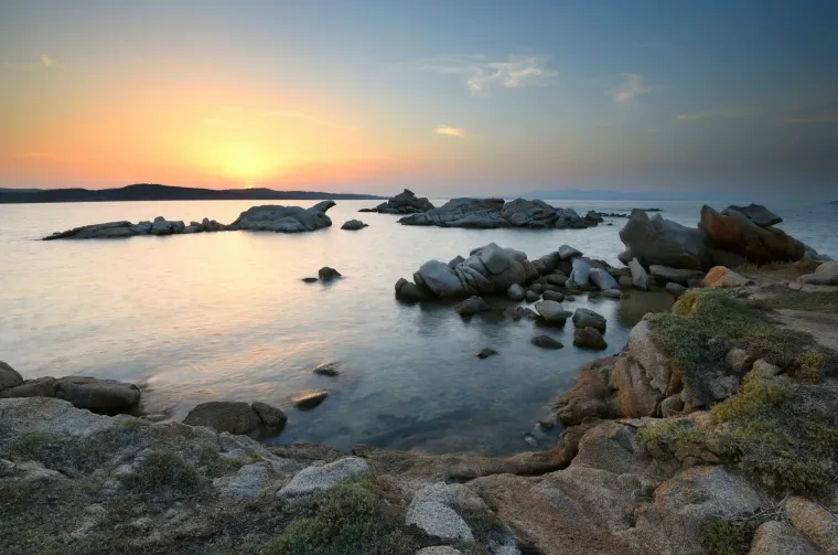 Landschaft – Sardinien, Küste, Sonnenuntergang,Malerisch, Sommer