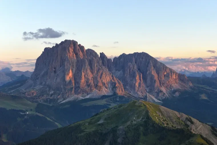 Landschaft – Dolomiten,Alpen, Gebirge, Sonnenuntergang,Dramatisch,Malerisch, Sommer
