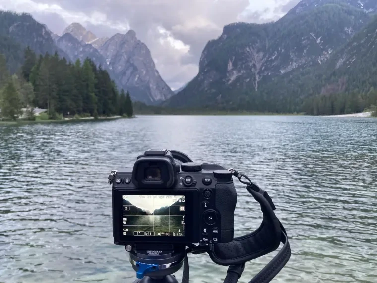 Landschaft – Dolomiten, See, Malerisch, Frühling
