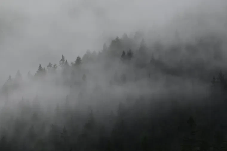 Landschaft – Dolomiten, Gebirge, Nebel, Frühling