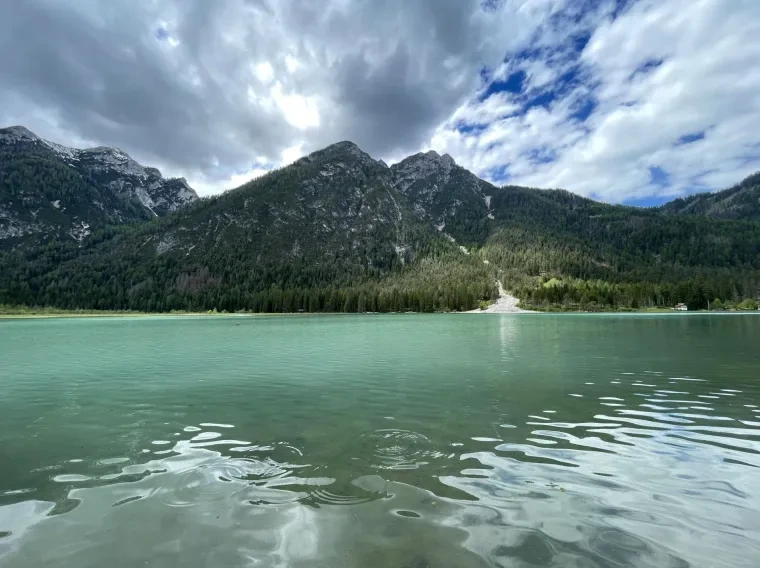 Landschaft – Dolomiten, See, Malerisch, Frühling