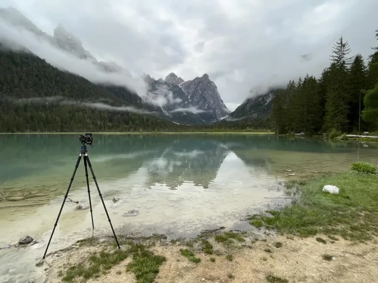 Landschaft – Dolomiten, See, Malerisch, Frühling