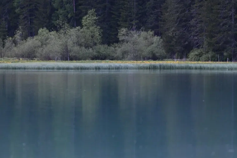 Landschaft – Dolomiten, See, Spiegelung, Frühling