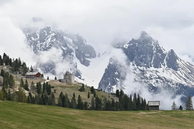Landschaft – Dolomiten, Gebirge, Malerisch, Frühling