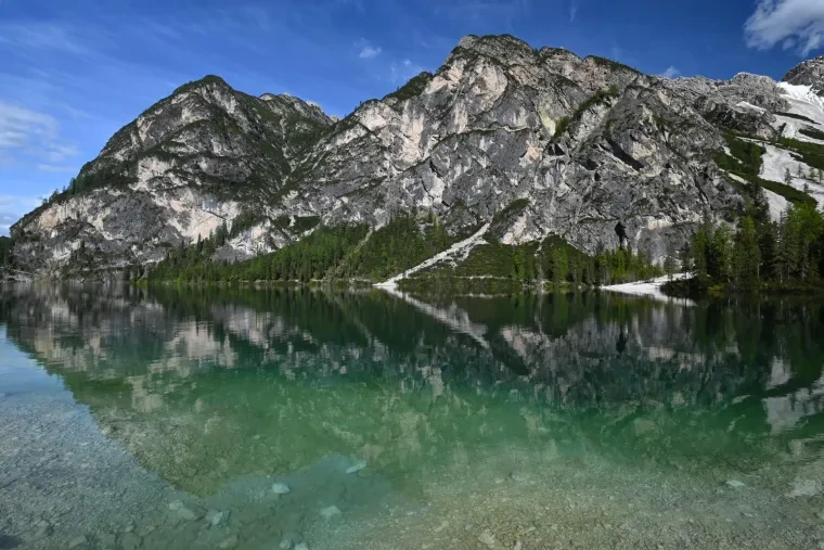 Landschaft – Dolomiten, See, Malerisch, Frühling