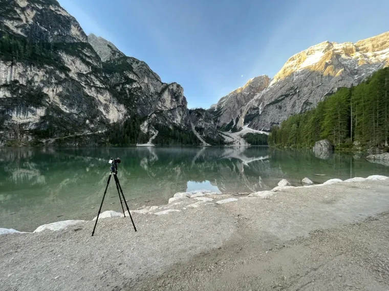 Landschaft – Dolomiten, See, Malerisch, Frühling