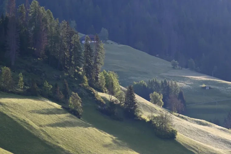 Landschaft – Dolomiten, Wiese, Malerisch, Frühling