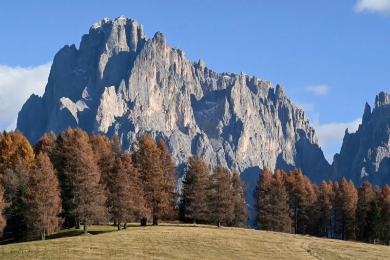 Landschaft – Dolomiten, Wiese, Malerisch, Herbst