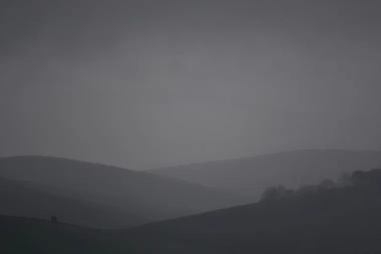 Landschaft – Toskana, Hügelland,Kulturlandschaft, Nebel,Morgenlicht,Malerisch, Frühling