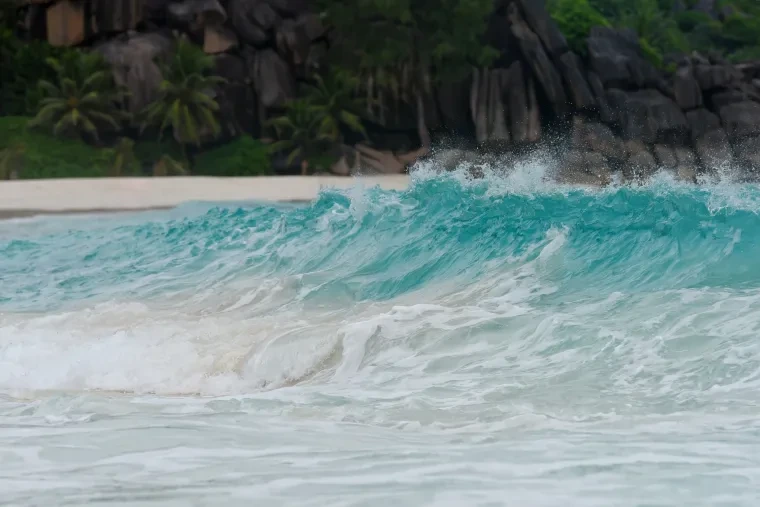 Landschaft – La Digue, Küste, Dramatisch,Malerisch, Winter
